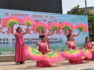 郯城县杨集镇举办社区邻里“益”起来暨移风易俗宣讲进大集活动