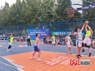 石家庄高新区举办2025年3V3篮球比赛
