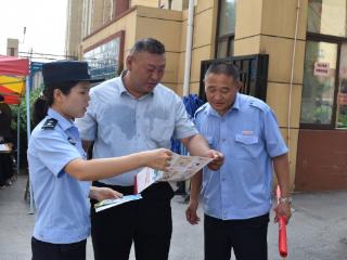 济南市公安局历城分局董家派出所深入辖区开展反邪教宣传活动