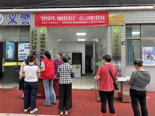 上饶高铁经济试验区灵溪街道开展主题宣传活动