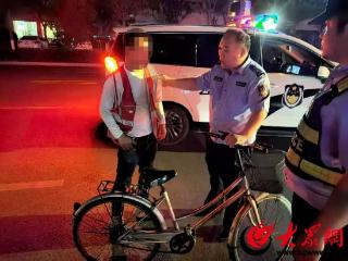 东阿公安：半夜作案！偷车贼撞上巡逻民警……