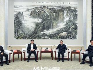 徐麟李炳军会见中国工商银行董事长廖林一行