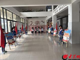 成武县郜城第九实验小学开展一年级分批入队闯关活动