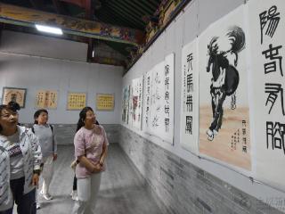 齐白石艺术传承人师徒太原书画展