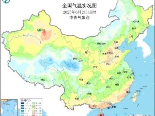 南北方超30℃炎热天气将连成片 前方还有明显降雨降温