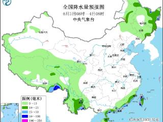 华南沿海台湾等地有较强降水 东北地区多阵性降雨