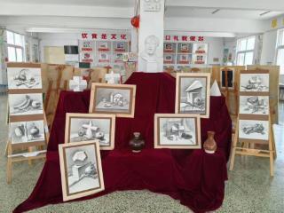 墨香绘梦 艺彩飞扬 ——东昌府区韩集镇茌南六二七小学举办美术展