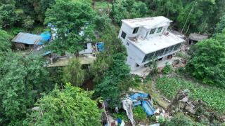 黄平一处山体滑坡，成功预警并提前转移5户17人