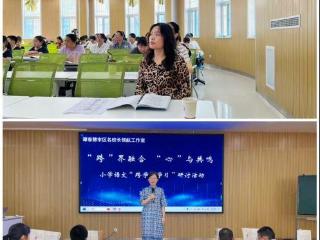 谭春慧名校长领航工作室开展小学语文“跨学科学习”研讨活动